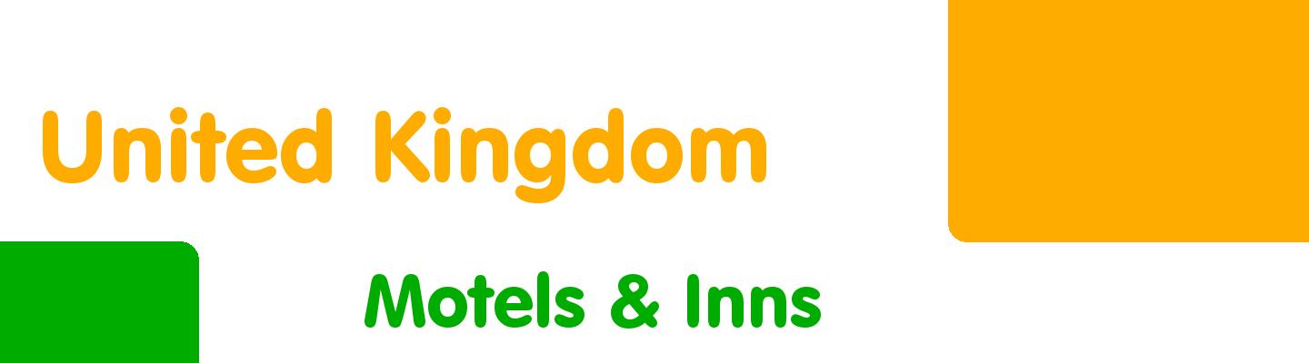 Best motels & inns in United Kingdom - Rating & Reviews